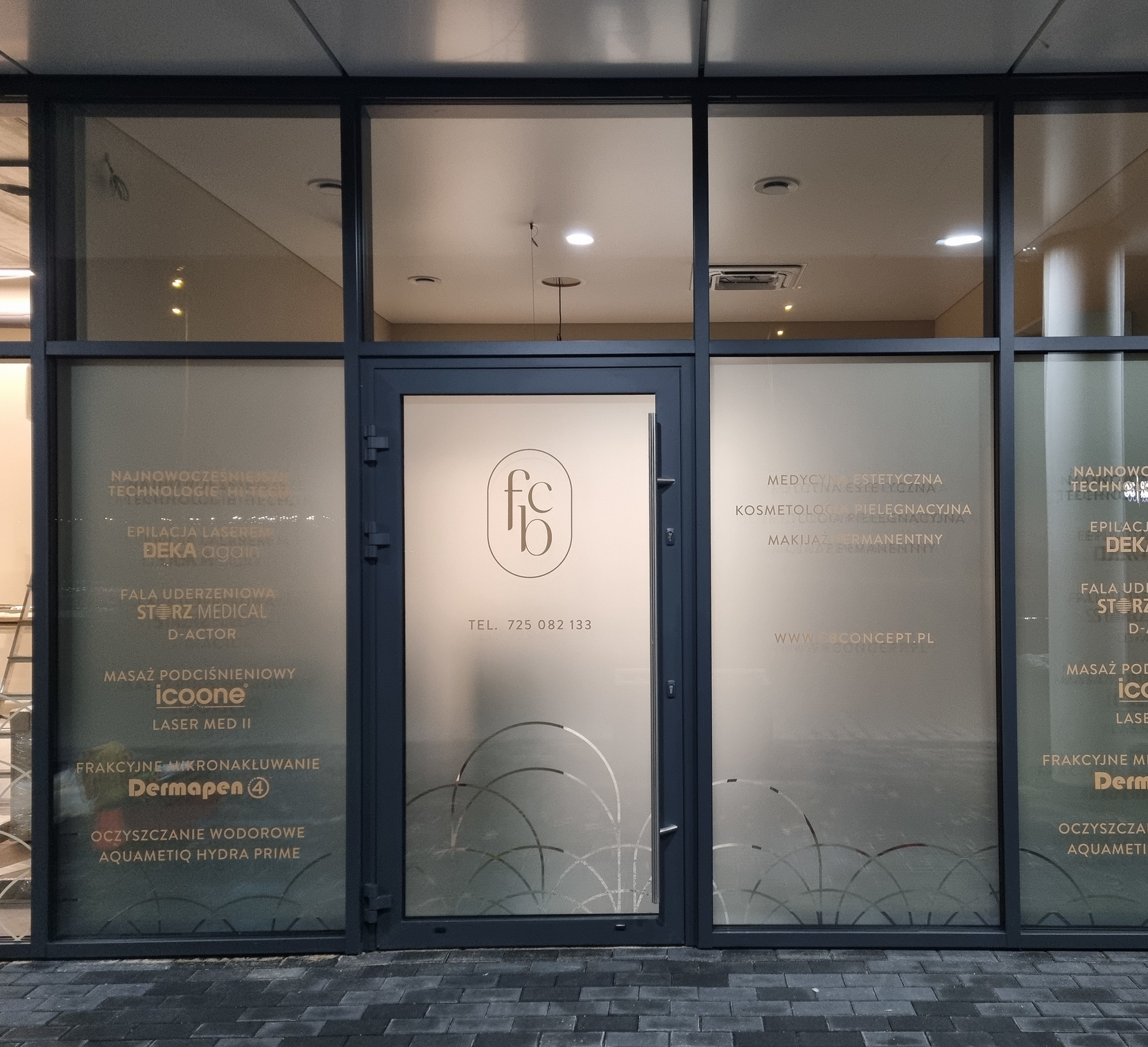 Folia na szybę matowa